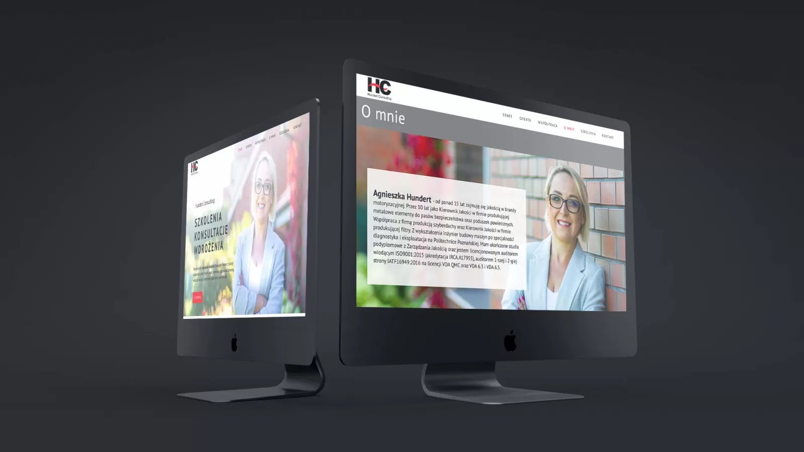 Projekt firmowej strony internetowej 