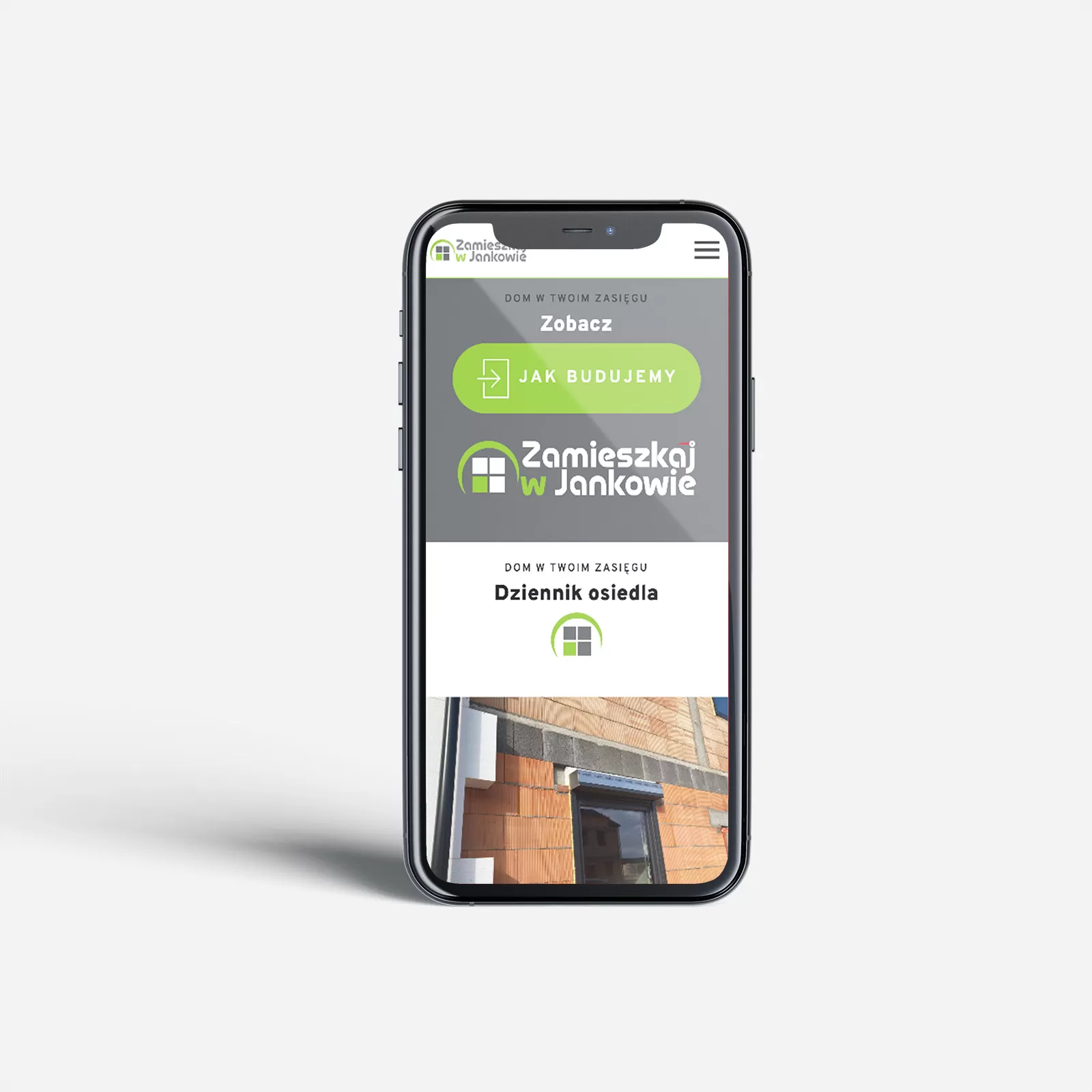 Strona internetowa na urządzeniu mobilnym
